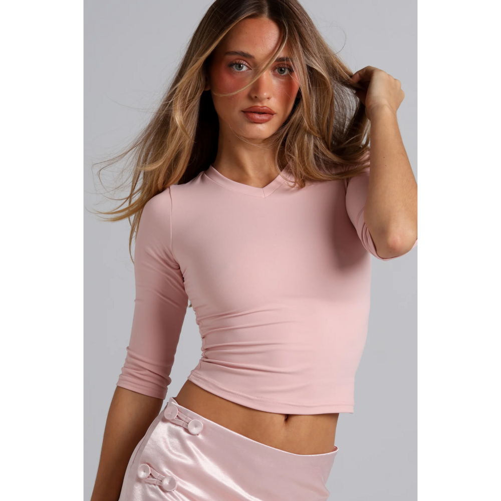 Amelie Teje Daisey Top - Ballet Pink